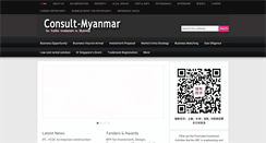 Desktop Screenshot of consult-myanmar.com